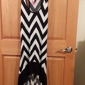 Chevron pattern, cute dress